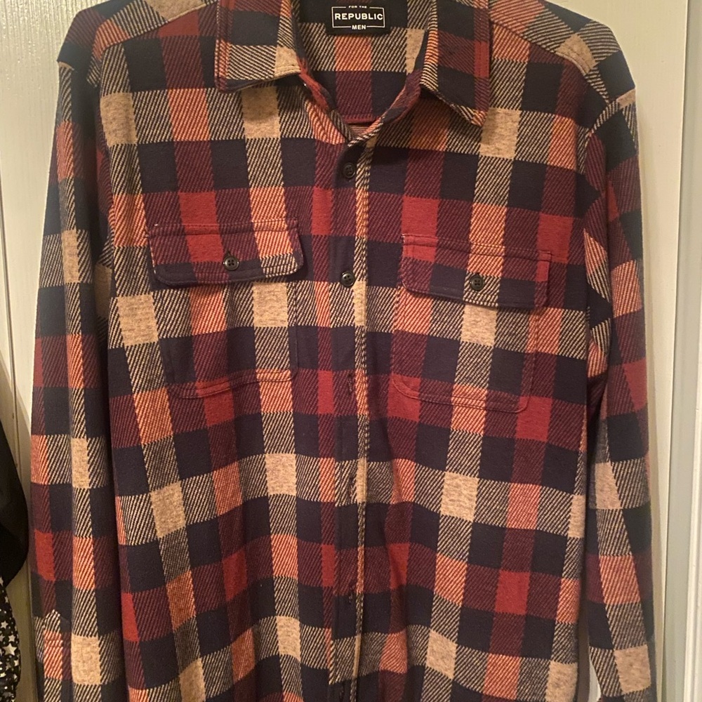 Republic Plaid Flannel Shirt